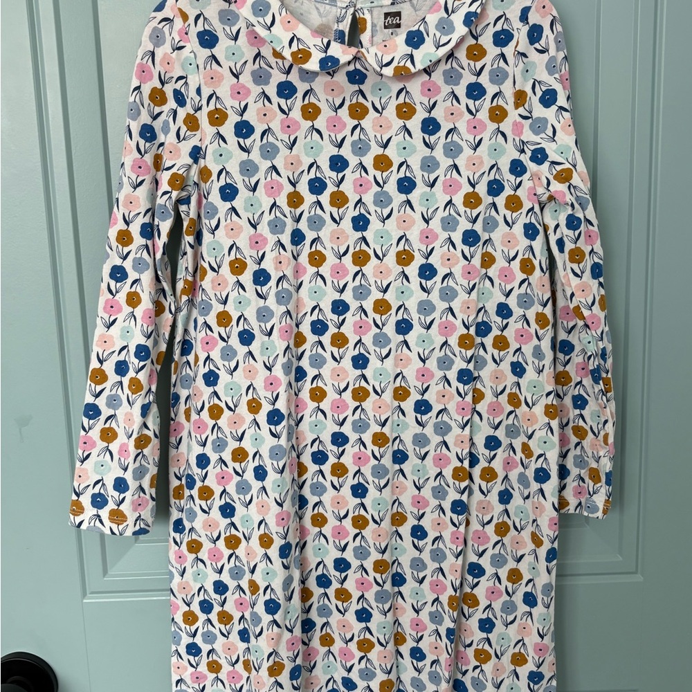 Tea Collection Peter Pan Collar Floral Dress